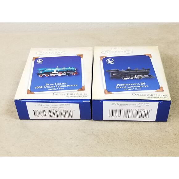 Hallmark Keepsake Lionel Train Blue Comet 400E 2002 Pennsylvania B6 2005 NEW - Picture 7 of 9